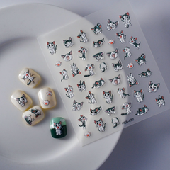 [ Set 12 Túi ] Sticker Dán Nail 5D, Dập Nổi, Chống Nước, Keo Cao Cấp - 922361