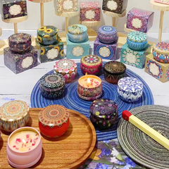 [ Set 10 Hộp ] Nến Thơm [ Mùi Hương Ngẫu Nhiên - Có Hộp Màu ] - 922375