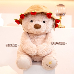 [ Set 2 Con ] Gấu Bông Ôm Bó Hoa Cao Cấp - 922823