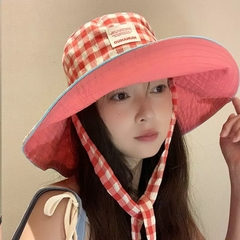 [ Set 5 Cái ] Nón Caro Nơ 2 Lớp [ Chống Tia Cực Tím ] - 922938