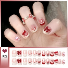 [ Set 5 Hộp ] Nail [ 24 PCS + Keo Thạch ] - 21944