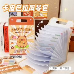 [ Set 5 Túi ] Túi Đựng Hồ Sơ Capybara Nhiều Ngăn - 920025
