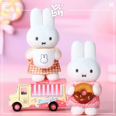 Miffy Rabbit Bakery Plush Keychain Blindbox Series