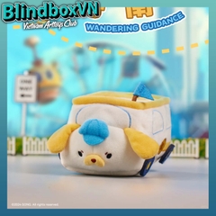 GONG Original Roaming Series Plush Toy Car BlindBox Xe chở Labubu