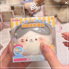 Hachimi Squishy Seal Animal Cupcake
