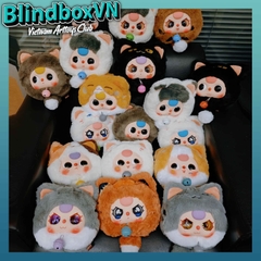 Baby Three Lucky Cat Zipper Bag Series Mèo thần tài