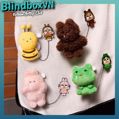 POPMART CRYBABY Crying Again Series-Plush Badge Blind Box