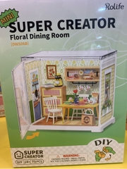 Mô Hình Lắp Ghép Nhà Robotime Rolife Super Creator DIY Miniature House