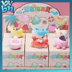 Blue Sea Crystal Stone Blindbox Series Đá Năng Lượng