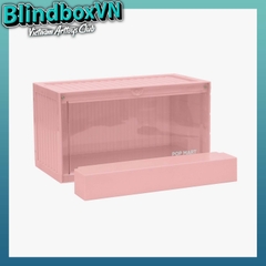 POP MART LED Luminous Display Box Container - PINK