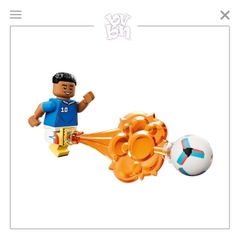 Đồ Chơi Lắp Ráp Biểu Tượng Sân Cỏ Kylian Mbappé LEGO EDITIONS SPORTS