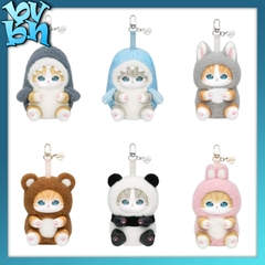 Mofusand Kiramekko Fluffy Kittens Plush Keychain Blind Box