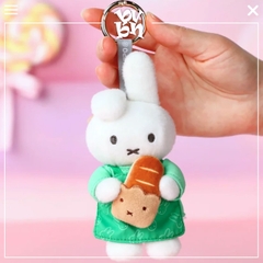 Miffy Rabbit Bakery Plush Keychain Blindbox Series