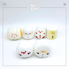 Hachimi Squishy Winter Snowman Blindbox Series