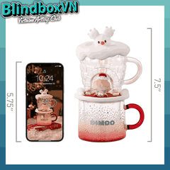 DIMOO Letters from Snowman Series-Stack Cup Gift Box ( Chính hãng )