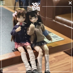 Miralab Dont Touch My Bangs Series BJD Doll Blindbox Series