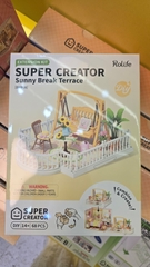 Mô Hình Lắp Ghép Nhà Robotime Rolife Super Creator DIY Miniature House