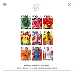Đồ Chơi Hộp Giấy Thẻ Hình FIFA World Cup 2026 Adrenalyn XL PANINI