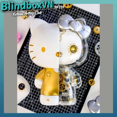 TOP TOY Hello Kitty White Golden Big Figure Building Bricks