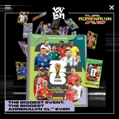 Single Pack Panini Adrenalyn XL FIFA World Cup 2026 - Thẻ Cầu Thủ Chính Hãng ( Gói Lẻ 8 Thẻ )