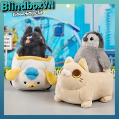GONG Original Roaming Series Plush Toy Car BlindBox Xe chở Labubu