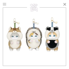 Mofusand Kiramekko Nordic Kitten Plush Keychain Blind Box