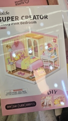 Mô Hình Lắp Ghép Nhà Robotime Rolife Super Creator DIY Miniature House