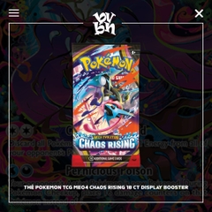 Thẻ Pokemon TCG ME04 Chaos Rising 18 CT Display Booster