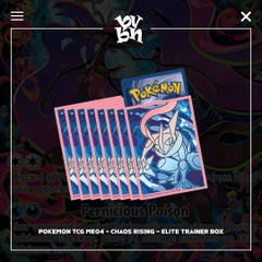 TCG Pokemon – Mega Evolution – Chaos Rising - ME04 ENG – Elite Trainer Box