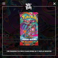 Thẻ Pokemon TCG ME04 Chaos Rising 18 CT Display Booster