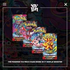 Thẻ Pokemon TCG ME04 Chaos Rising 18 CT Display Booster