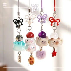 Meow Meets Good Luck Dây Đeo Điện Thoại Ver3