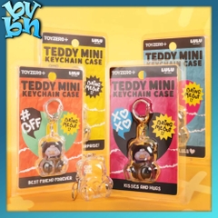 LuLu the Piggy Teddy Mini Keychain Case