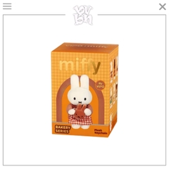 Miffy Rabbit Bakery Plush Keychain Blindbox Series