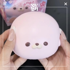 Hachimi Squishy Seal Mochi Plus Pink