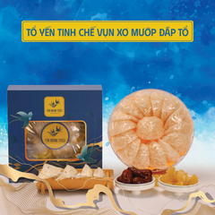 TỔ YẾN TINH CHẾ VỤN XƠ MƯỚP ĐẮP TỔ