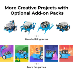 Robot mBot V1.2 bluetooth Makeblock, ngôn ngữ lập trình Scratch