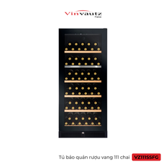Tủ bảo quản rượu vang 111 chai Vinvautz VZ111SSFG