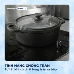 Bếp kết hợp 1 từ 1 hồng ngoại Rosières RVPI711 - Nhập khẩu chính hãng