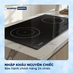 Bếp kết hợp 1 từ 1 hồng ngoại Rosières RVPI711 - Nhập khẩu chính hãng