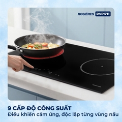 Bếp kết hợp 1 từ 1 hồng ngoại Rosières RVPI711 - Nhập khẩu chính hãng