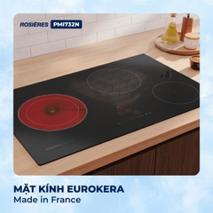 Bếp kết hợp 2 từ 1 hồng ngoại Rosières PMI732N - Nhập khẩu chính hãng