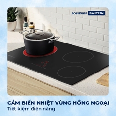 Bếp kết hợp 2 từ 1 hồng ngoại Rosières PMI732N - Nhập khẩu chính hãng
