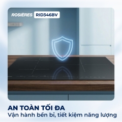 Bếp từ 3 vùng nấu Rosières RID346BV - Nhập khẩu chính hãng