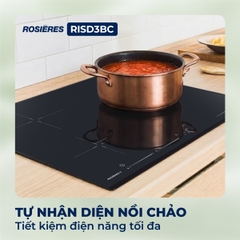 Bếp từ 3 vùng nấu Rosières RISD3BC - Nhập khẩu chính hãng