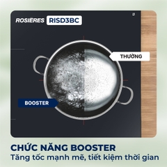 Bếp từ 3 vùng nấu Rosières RISD3BC - Nhập khẩu chính hãng