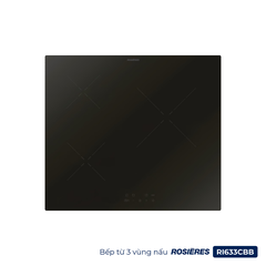 Bếp từ 3 vùng nấu Rosières RI633CBB