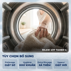 Máy giặt sấy Rosières 11 kg / 7 kg RILSW 4117 TAHBR-4 - Nhập khẩu chính hãng
