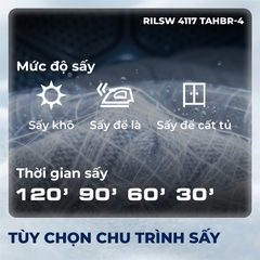 Máy giặt sấy Rosières 11 kg / 7 kg RILSW 4117 TAHBR-4 - Nhập khẩu chính hãng