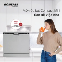 Máy rửa chén bát Rosieres Compact Mini 8 bộ
